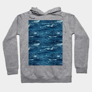 Midnight Serenade: Photorealistic Ocean Whispers Hoodie